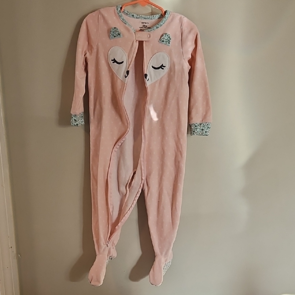 Pink Kids One Piece with Heart Design